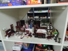 Modern Dolls House Furniture and Accessories, many items all in good condition, 50+