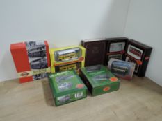EFE Gilbow Die-cast Buses, City Bus 25709 & 13912, Gift Sets, Southdown. Liverpool Corporation, Post