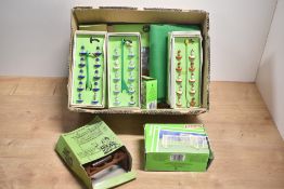 Subbuteo, Five 00 Scale Teams New Continental Equipment, all with damage, most complete and all