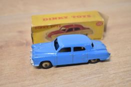 Dinky Toys Die-cast, 172 Studebaker Land Cruiser in blue, slight paint loss, good example, in