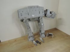 Kenner LFL 1980's, At-At damaged and also has repair, At-At Driver x2 and At-At Commander (4)