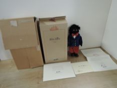 Modern Steiff Limited Edition Bear, 660238 Golly Boy, height 26cm, white tag 01100/2000, boxed,