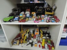 Playworn Die-casts, Dinky 571 Coles Mobile Crane in original box, Dinky, NZG, Matchbox and similar