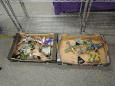 Die-cast and Plastic Model Aircrafts including Road Legends, Maisto, Corgi and similar, some with