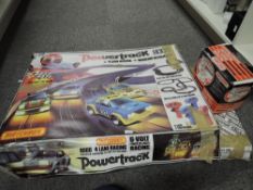 Matchbox Powertrack, Siverstone 8000 4 Lane Racing, all four cars present and appears to have very
