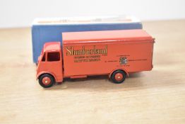 Dinky Supertoys Die-cast, 514 Guy Van, Slumberland, type one cab, slight paint chips, very good
