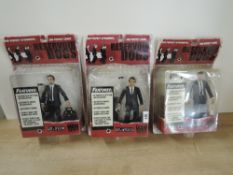 Mezco Artisan Reservoir Dogs Figures, Mr White, Mr Pink and Mr Blonde all in blister packs, most