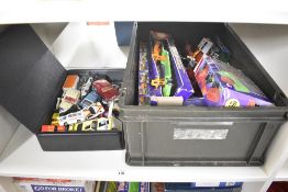 Playworn and part boxed Die-casts, Siku 2251 2 Axel Trailer, 2550 Massey Ferguson MF284S, 3713