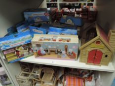 Sylvanian Families Accessories, Tomy 3185 Pony & Ice Cream Cart, 3306 Flower Cart, Flair 4865 Toy