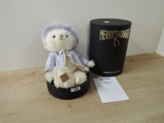 Merrythought Limited Edition Bear HMQ12 HM Queen Elizabeth II 172/200, with tag certificate in