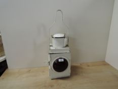 BR Railway Tail Lamp, with burner and reservoir present (1)