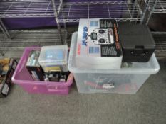 Radio Controllers and battery Chargers including AnsMann Racing, boxed, ProPo X-3810 x2 one with