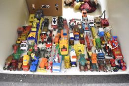Playworn Die-casts and Slot Racing Cars, Matchbox, Dinky, Corgi and Hornby etc, 100+