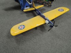 Kit Built Model Aircraft with engine fitted, H9 length 85m, width 140cm, very well made with very