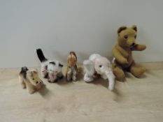 Vintage Herman and Clement Bears and Animals, Hermann Baby Elephant, Kitten, Squirrel and Limited