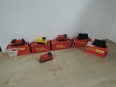 Tri-ang 0-4-0 Loco's, R253 x3 all boxed, similar R355R Polly, R253 Dock Authority with Triang Hornby