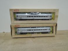 Tri-ang for ATT American Train & Track, Budd Railcars, Santa Fe 3403 and Power Car 3400, very little