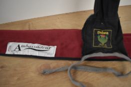 Two fly rods A daiwa Whisper fly 10ft 2pc #8=9 and an Abu Garcia 9ft 6in 2pc #6-7 Ambassadeur fly