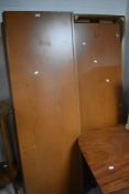 A 1980's grained wood effect wardrobe (now dismantled)
