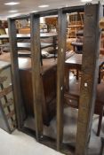 A period oak dresser back, width approx. 145cm
