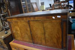 A 19th Century cabinet top, width approx. 114cm