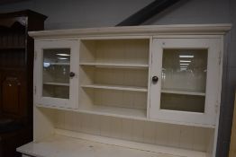 A modern painted dresser , width approx. 152cm