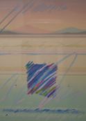 Roy Fairchild-Woodard (British b.1953) limited edition colour print 'Genesis I' coastal landscape
