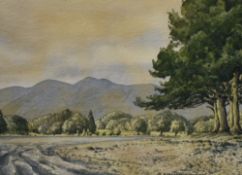 *Local Interest* James Ingham Riley (British B.1928) Watercolour, a quintessential Lake District