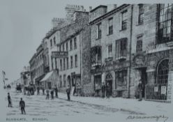 *Local Interest* After Alfred Wainwright (British 1907 - 1991) 'Highgate, Kendal' a view looking