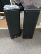 A pair of Tannoy Floor Standing Speakers 637 with base / spikes - tremendous looking and sounding