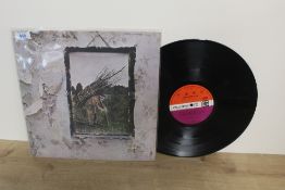 A Led Zeppelin ' old man ' UK red - purple Atlantic press - VG/VG+ or better