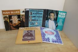 A lot of 9 vintage Blues / R'n'B vinyl - a mix of reissues with some original pressings , great
