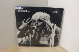 A Blondie album of rare recordings ' Starwood 78 ' vinyl album - some sleeve wear , hard to come