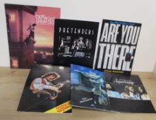 A bunch of programmes , ticket stubs and more vintage rock ephemera - 10CC , Supertramp and more