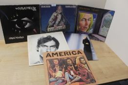 A lot of eight albums as in photos - good collection filler of shop / dealer lot - some excellent