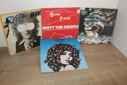 A lot of Mott The Hoople / Ian Hunter records - six in total