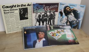 A Steve Gibbons Band 5 album Lot - underrated and recommended hard / classic rock