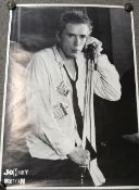 A Sex Pistols / John Lydon ( Johnny Rotten ) poster measuring 85 cm x 61 cm - so quite large - an