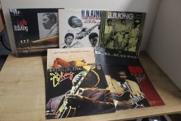 A six album BB King lot VG/VG+ at least with a nice mixture of reissues and original pressings