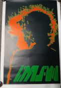 A limited signed 1990 print by Peter Marsh of Bob Dylan ( 92 of 2000 ) been stored rolled and is