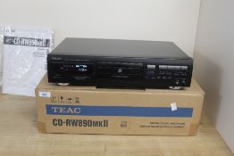 A Teac Boxed - new stand alone CD recorder RW890 II - you can rip your vinyl records direct to