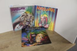 A lot of three Marillion records , classic rock - progressive rock interest
