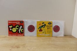 A lot of two Bill Haley Ep's - rock'n'roll interest - both in VG+/VG+