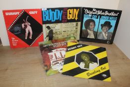 A Lof of five albums by Buddy Guy - blues guitar legend VG/VG+