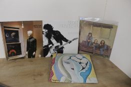 A selection of vinyl albums - ten in total as in photos , Springsteen , Numan , CSN and more VG/VG+