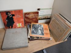 A Large selection of Classical Vinyl and related Box Sets - as in photos , also some 10 inch records