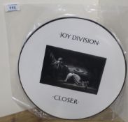 A Joy Division ' Closer ' picture disc in EX