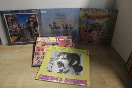 A ten album lot with Blood Sweat and Tears , Zappa , Allman Brothers and more on offer on here