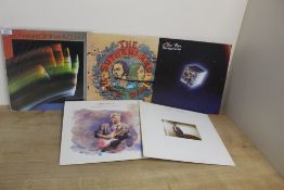 A nine album lot with Cat Stevens , Chris Rea and more on offer here VG/VG+ in general