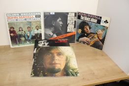 A lot of 5 vinyl album by British Blues legend John Mayall - a mix of reissues with some original